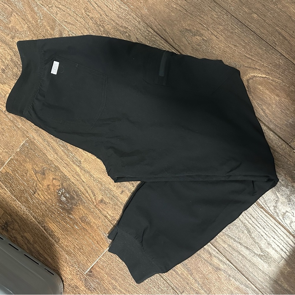 women's Black FREEx™ Lined Zamora™- Jogger Scrub Pants - S / Black - Picture 3 of 3